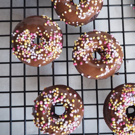 mini vegan doughnuts