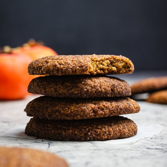 Healthier Persimmon Snickerdoodles