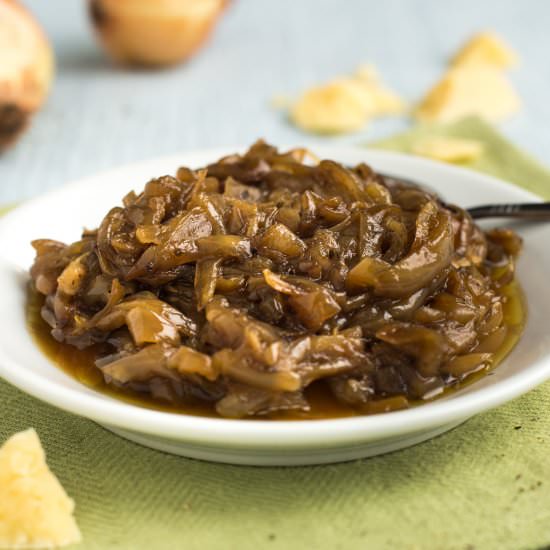 Slow cooker caramelised onions