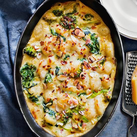 Baked Spinach Gnocchi