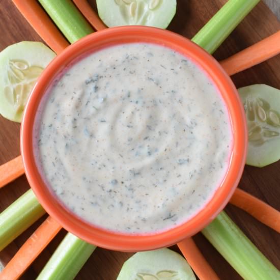 Oil-Free Vegan Ranch Dip & Dressing