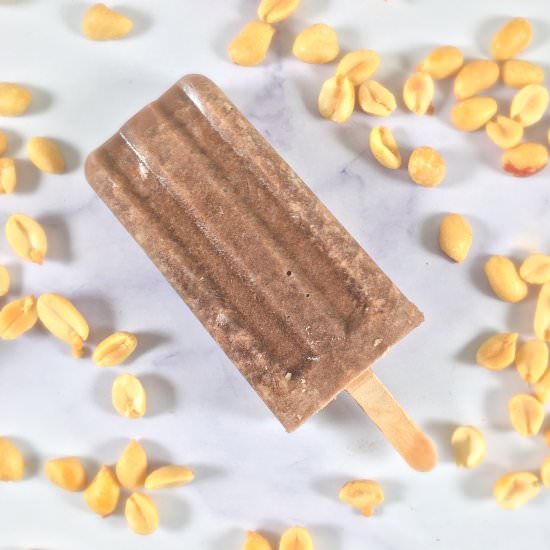 Peanut Butter Banana Chocolate Pops