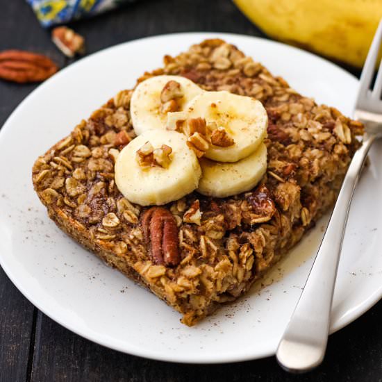 Toaster Oven Baked Oatmeal