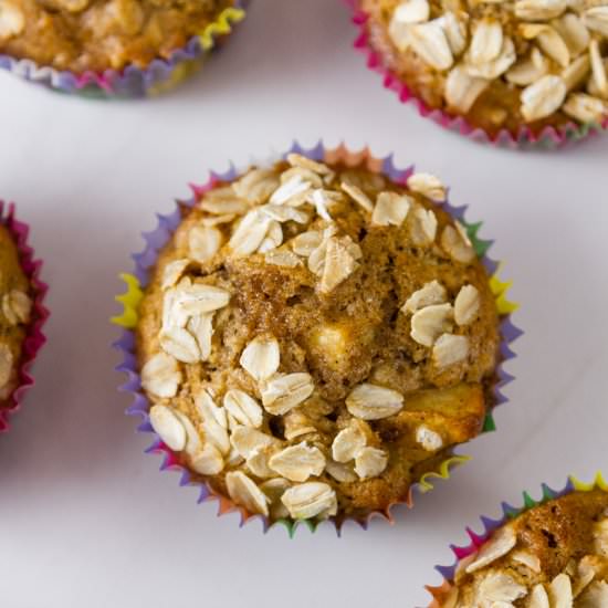 Apple Oatmeal Muffins