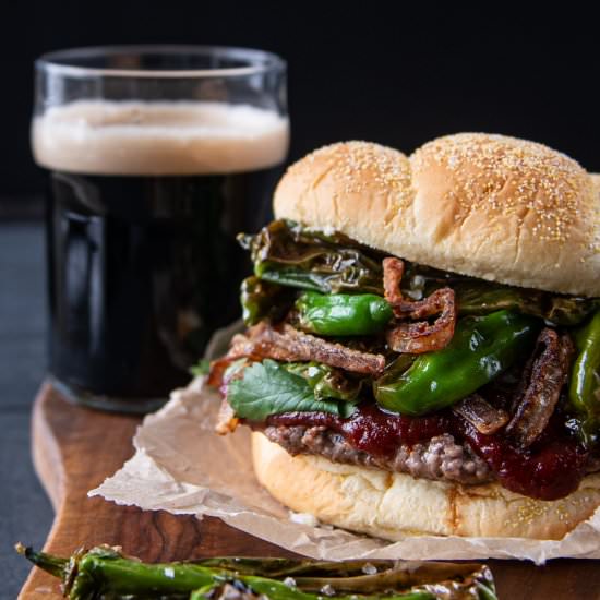 Gochujang Stout BBQ Burger