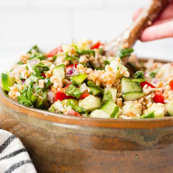 Farro Arugula Salad