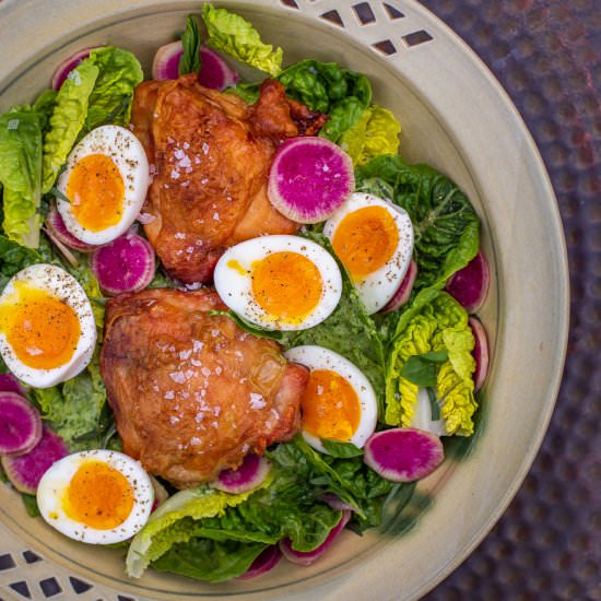 Salad with Chicken & Herb Dressing