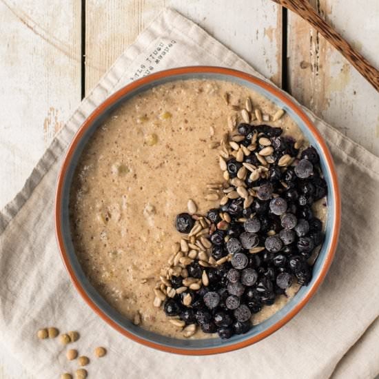 Lentil Oatmeal [Low-Glycemic]