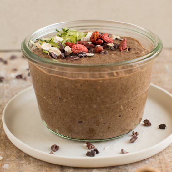 Chocolate Overnight Oats [Vegan]
