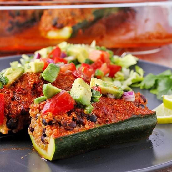 Mexican zucchini boats