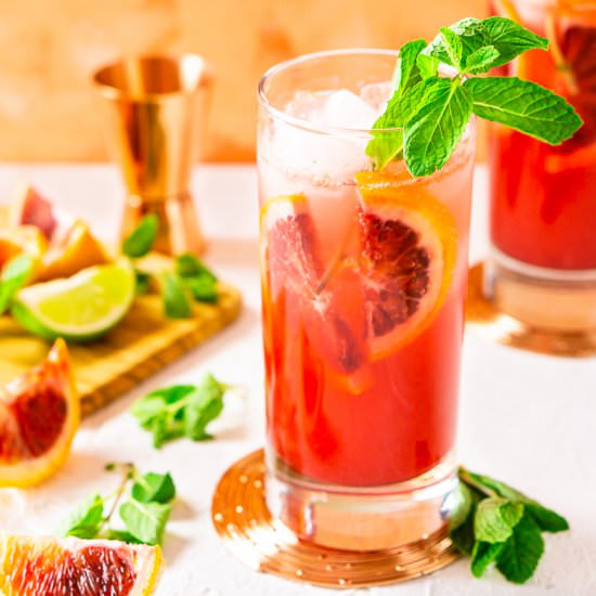 Blood Orange Mojito