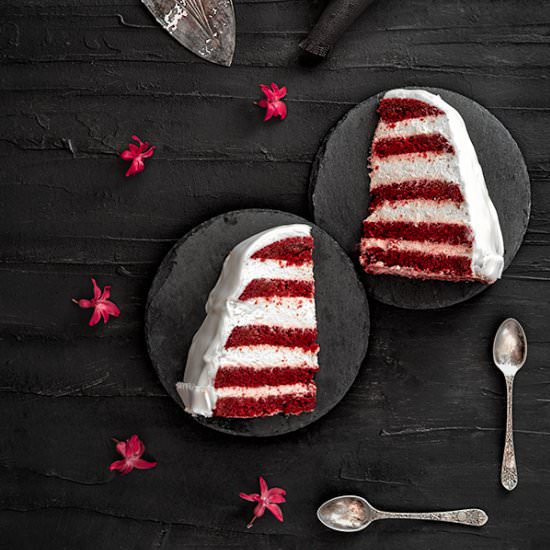 Simple red velvet cake