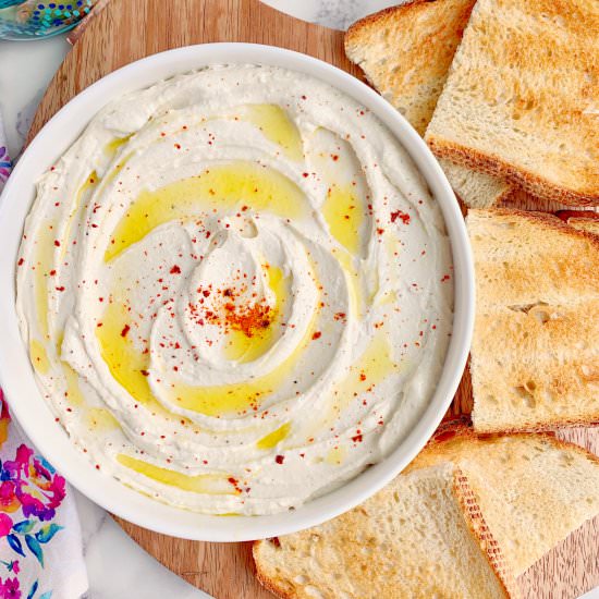 Roasted Garlic Whipped Feta
