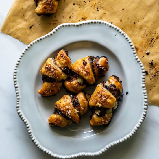Fig and Blue Cheese Rugelach