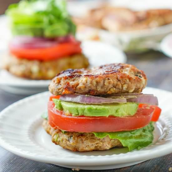 Everything Spice Keto Turkey Burger