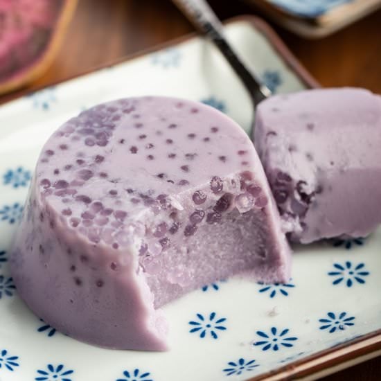 Purple Sweet Potato Tapioca Pudding