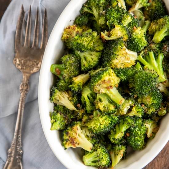 Roasted Broccoli Recipe – 15 mins!