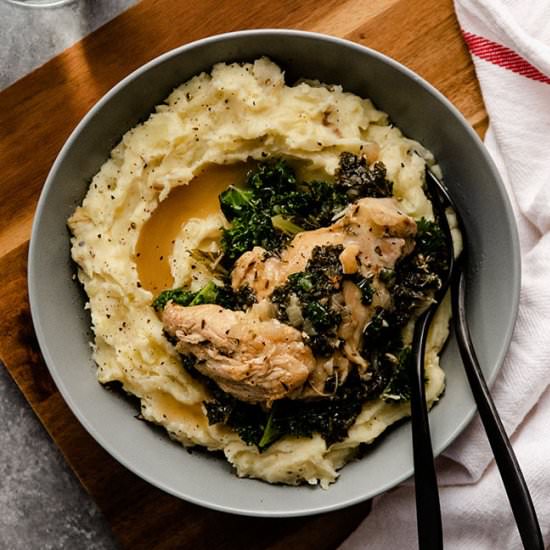 Instant Pot Lemon Garlic Chicken
