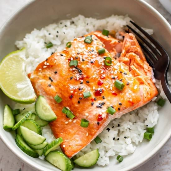 sweet chili salmon