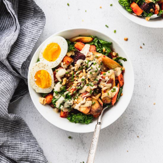 Roasted Root Veggie Bowls