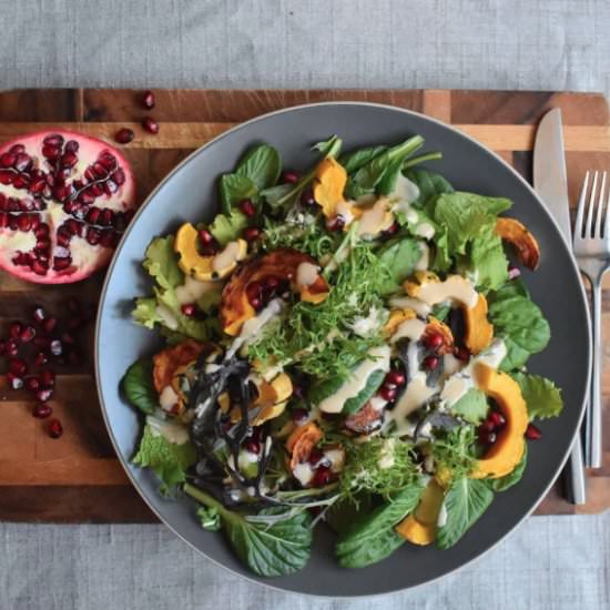 Tahini Squash Salad