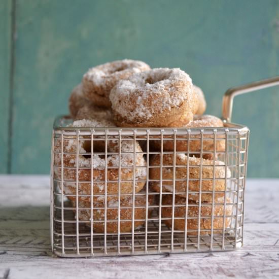 Mini Banana Bread Donuts