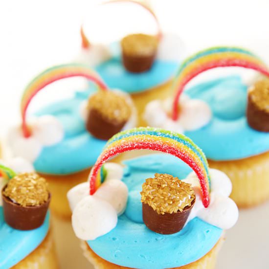 Rainbow Cupcakes