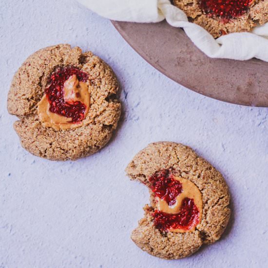 Peanut Butter and Jelly Cookies