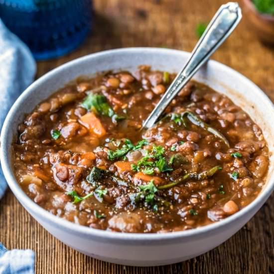 Instant Pot Lentil Soup