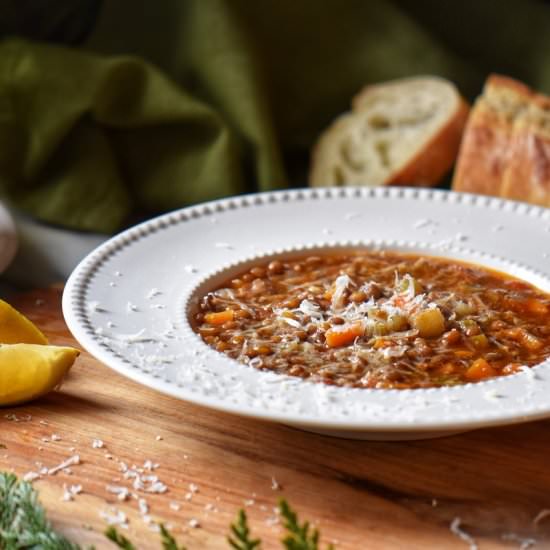 Italian Lentil Soup Recipe