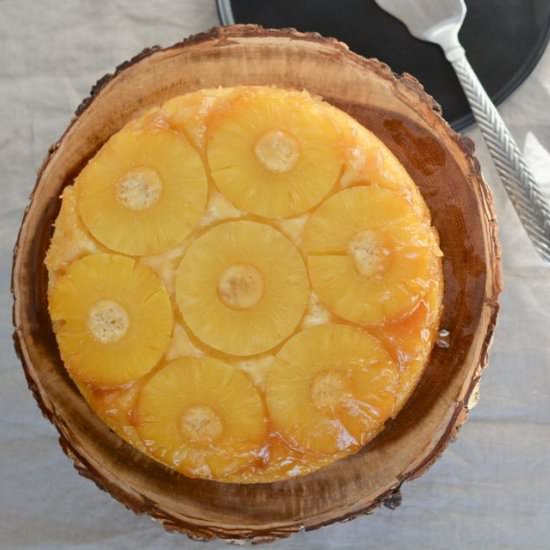 Healthy Pineapple Upside Cake