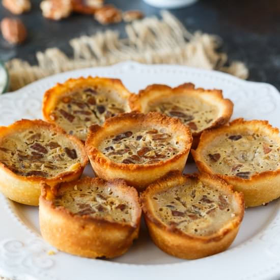 Keto Pecan Butter Tarts