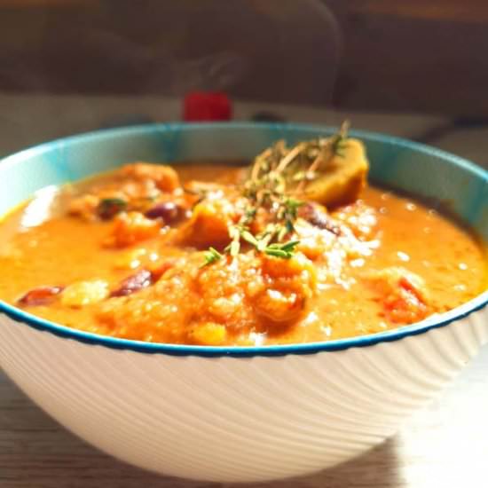 The Best Vegan Red Pea Soup… Ever!