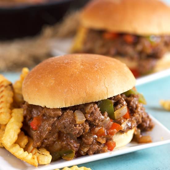 Philly Cheesesteak Sloppy Joes