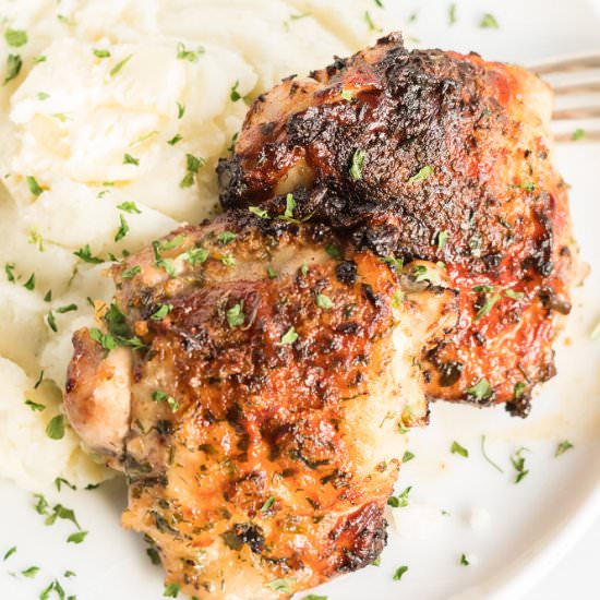 Ranch Air Fryer Chicken Thighs