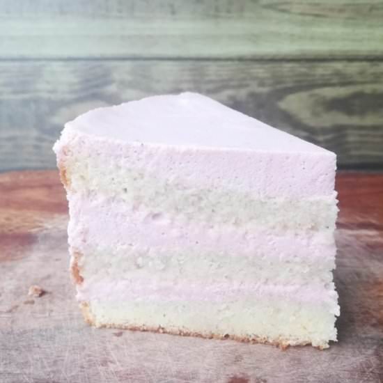 Strawberry bavarian cream cake