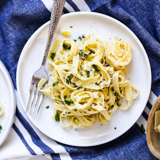 Meyer Lemon Fettuccine