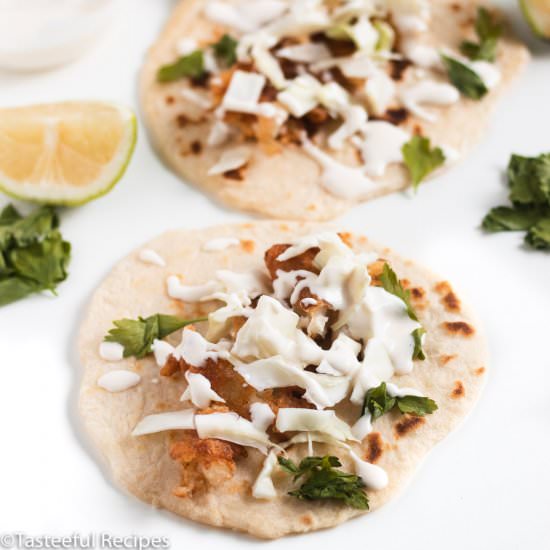 Crispy Coconut Fish Tacos