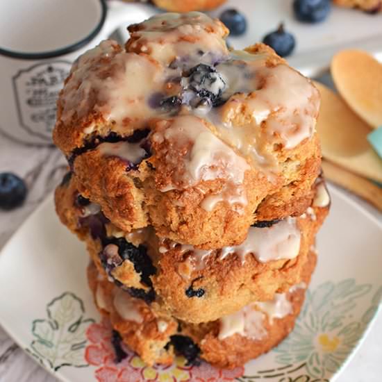 Whole-Wheat Blueberry Scones