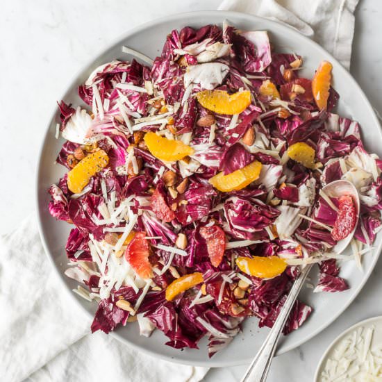 radicchio salad with oranges
