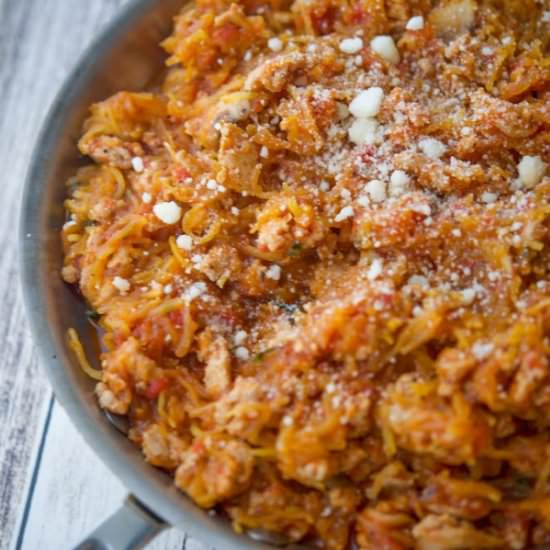 Turkey Bolognese Squash