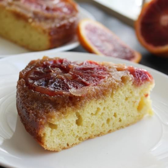Blood Orange Upside-Down cake