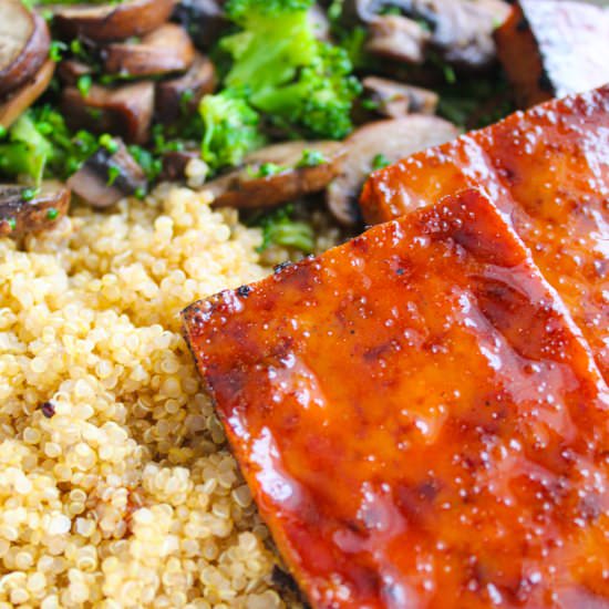 Sweet & Smoky Baked Tofu