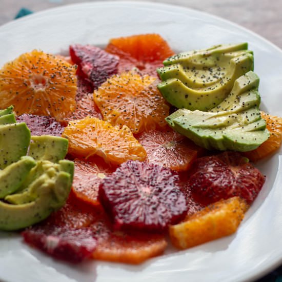 Mixed Citrus and Avocado Salad
