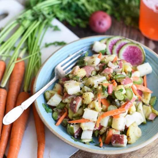Pickled Veggie Potato Salad