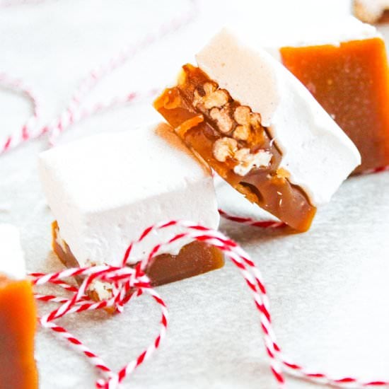 Caramel Pecan Marshmallows