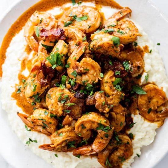 Keto Shrimp and Grits