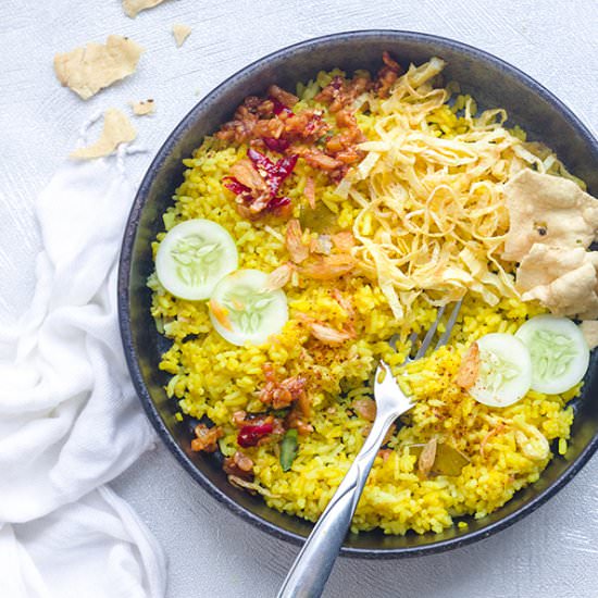 Nasi Kuning (Yellow Rice)
