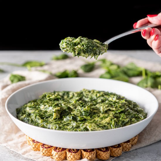 German Style Creamed Spinach