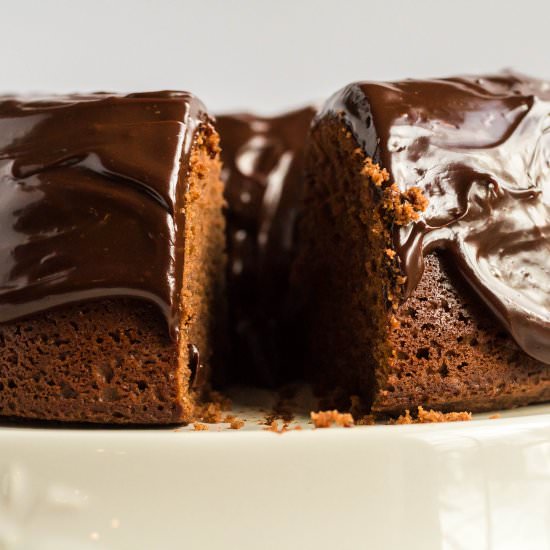 Chocolate Sour Cream Pound Cake